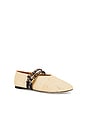 view 2 of 5 Adina Buckle Flat in Raffia