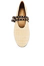 view 4 of 5 Adina Buckle Flat in Raffia