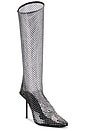 view 2 of 5 САПОГИ NOMICO in Black Mesh Diamante