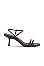 view 1 of 5 Riley Sandal in Chocolate Brown