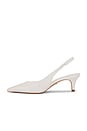 view 5 of 5 Calista Slingback in White