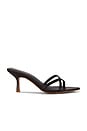 view 1 of 5 Ivy Sandal in Dark Brown