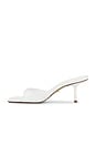 view 5 of 5 x Emma Rose Jocey Mule in White Nappa