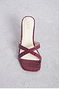 view 4 of 5 Sydney Sandal in Burgundy