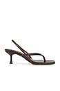 view 1 of 5 Puce Sandal in Dark Brown