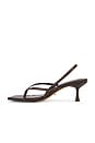 view 5 of 5 Puce Sandal in Dark Brown