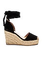 view 1 of 5 Dahlia Espadrille Wedge in Black