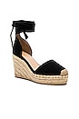 view 2 of 5 Dahlia Espadrille Wedge in Black