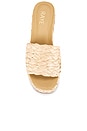 view 4 of 5 Anais Sandal in Natural Raffia