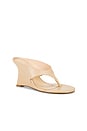 view 2 of 5 x Yhasmina Ferrara Jenna Wedge in Nude