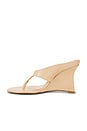view 5 of 5 x Yhasmina Ferrara Jenna Wedge in Nude