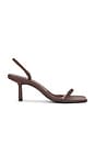 view 1 of 5 Linz Sandal in Dark Brown
