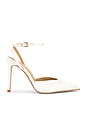 view 1 of 5 Willow Pump in Ivory Satin