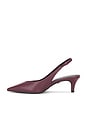 view 5 of 5 ESCARPIN CALISTA in Burgundy