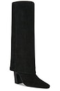 view 2 of 5 Briella Fold Over Boot in Black
