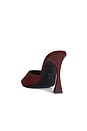 view 3 of 5 Cristina Sandal in Burgundy Satin