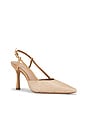 view 2 of 5 Selva Slingback Pump in Raffia