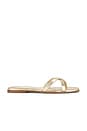 view 1 of 5 Yasminah Sandal in Light Gold