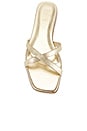view 4 of 5 Yasminah Sandal in Light Gold