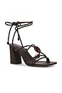 view 2 of 5 Isra Sandal in Dark Brown