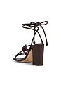 view 3 of 5 Isra Sandal in Dark Brown