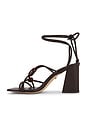view 5 of 5 Isra Sandal in Dark Brown