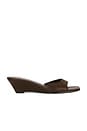 view 1 of 5 Reina Wedge in Chocolate