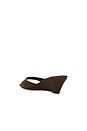 view 3 of 5 Reina Wedge in Chocolate