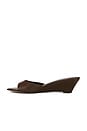 view 5 of 5 Reina Wedge in Chocolate