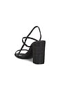 view 3 of 5 Amit Sandal in Black Raffia
