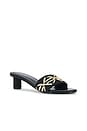 view 2 of 5 SANDALES LILLIAN in Black Raffia Multi