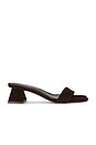 view 1 of 5 SANDALIA JULIE in Chocolate Brown Suede