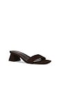 view 2 of 5 SANDALIA JULIE in Chocolate Brown Suede