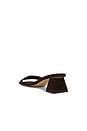 view 3 of 5 SANDALIA JULIE in Chocolate Brown Suede