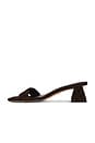 view 5 of 5 SANDALIA JULIE in Chocolate Brown Suede