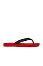 view 1 of 5 Cane Flip Flop in Red
