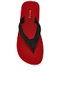 view 4 of 5 Cane Flip Flop in Red