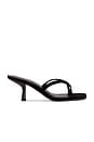 view 1 of 5 SANDALIA LEIA  in Black Suede