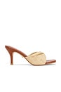 view 1 of 5 Zohra Sandal in Raffia & Caramel