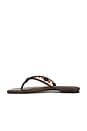 view 5 of 5 Denise Sandal in Brown Nappa
