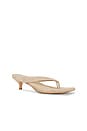 view 2 of 5 SANDALES PERLA in Light Tan Suede