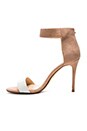 view 5 of 5 TACONES BETTY in Nude & White
