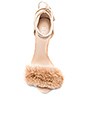 view 4 of 6 Lacey Faux Fur Heel in Sable Fur
