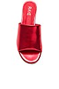 view 4 of 6 Cara Mule in Red Metallic