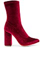 view 1 of 6 Faris Bootie in Sangria Velvet