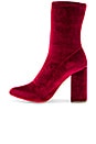 view 5 of 6 Faris Bootie in Sangria Velvet