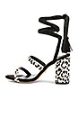 view 5 of 5 SANDALES À TALONS SHOES in Black & White