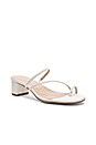 view 2 of 6 Lucy Sandal in White
