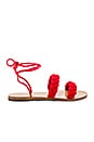 view 1 of 6 Talya Sandal in Red