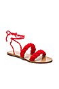 view 2 of 6 Talya Sandal in Red